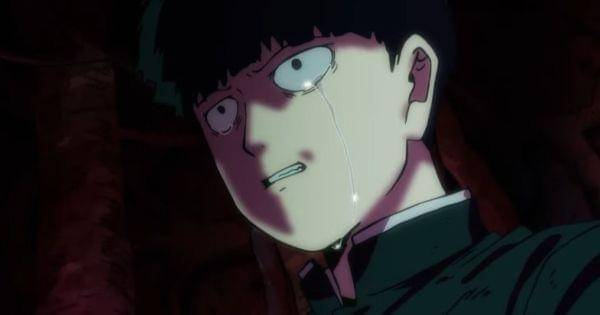 Shigeo menangis saat meminta Dimple keluar (  Dok. Bones / Mob Psycho 100 III )