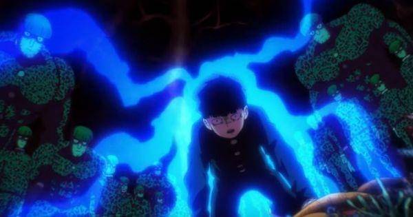 Pohon Dewa menyerap kekuatan Shigeo(  Dok. Bones / Mob Psycho 100 III )