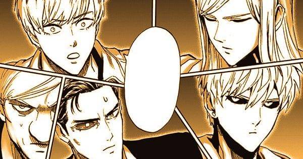 Reaksi para hero dan staf Asosiasi saat mendengar nama God ( tonarinoyj.jp/One Punch Man )