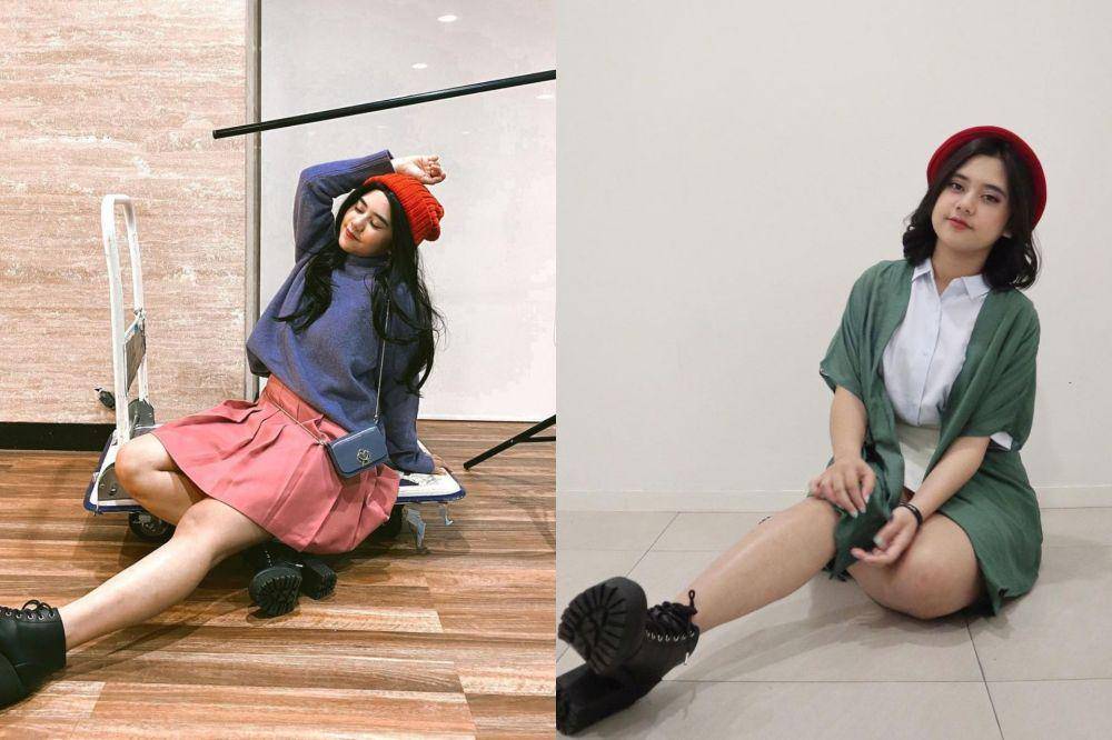 padu padan mini skirt ala Ziva Magnolya (instagram.com/zivamagnolya)