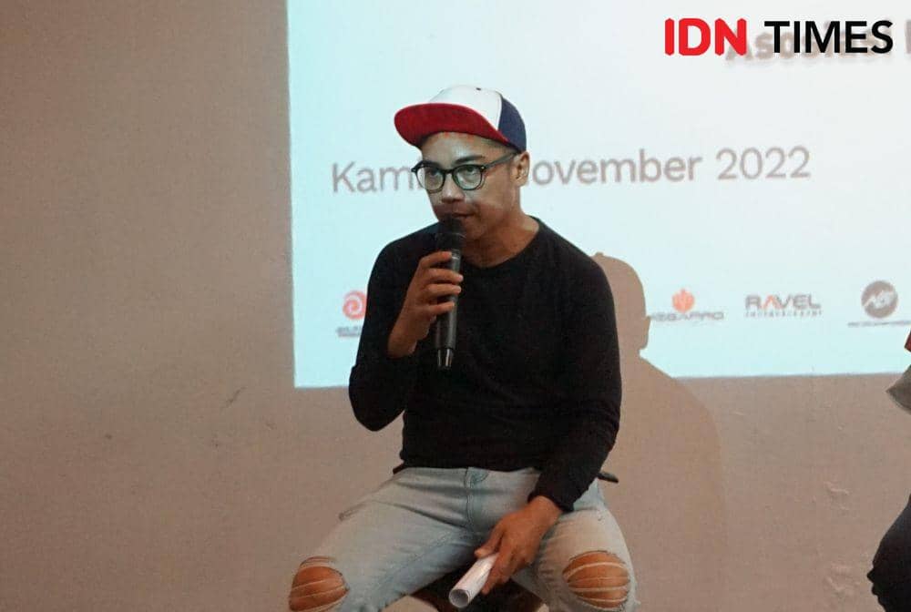 Dino Hamid dalam konferensi pers pada Kamis (3/11/2022) (Dok. IDN Times/Elizabeth Chiquita)
