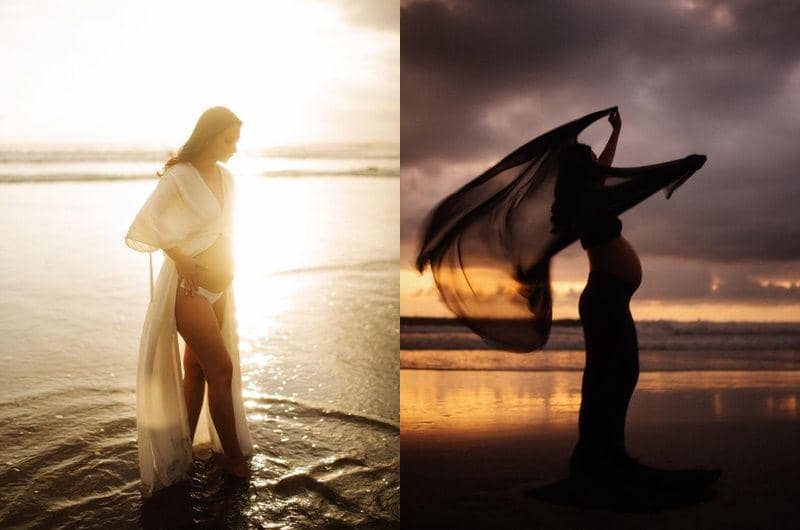 10 Maternity Shoot Nadia Saphira di Pinggir Pantai, Stunning!