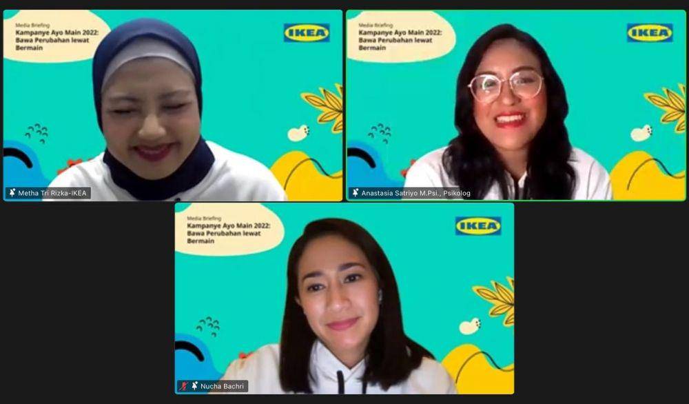 Penyampaian dari Anastasia Satriyo (Psikologi Anak) dalam Media briefing kampanye IKEA bertajuk Ayo Main: Bawa Perubahan Lewat Bermain pada Kamis (03/11/2022). (IDN Times/Nisa Meisa Zarawaki)