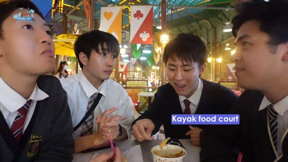 Waseda Boys saat di Lotte World Korea.(youtube.com/Nihongo Mantappu)