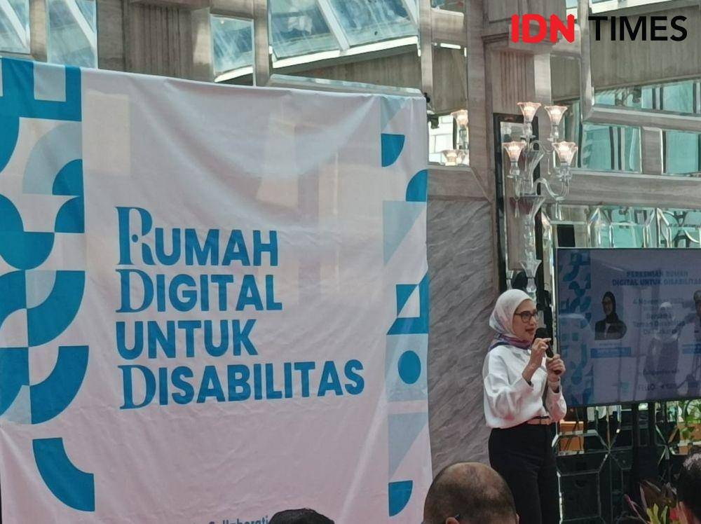 Penjabat (Pj.) Gubernur DKI Jakarta, Heru Budi Hartono melaunching Rumah Digital untuk Disabilitas, Teluk Betung, Jakarta Pusat, Jumat (4/11/2022). (IDN Times/Dini Suciatiningrum)
