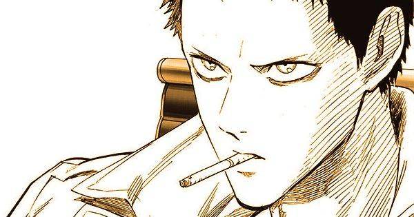 Zombieman mengingat Saitama yang disinggung Genus ( tonarinoyj.jp/One Punch Man )