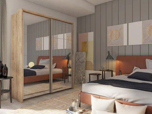 ide meletakkan cermin di kamar mungil (wayfair.co.uk)