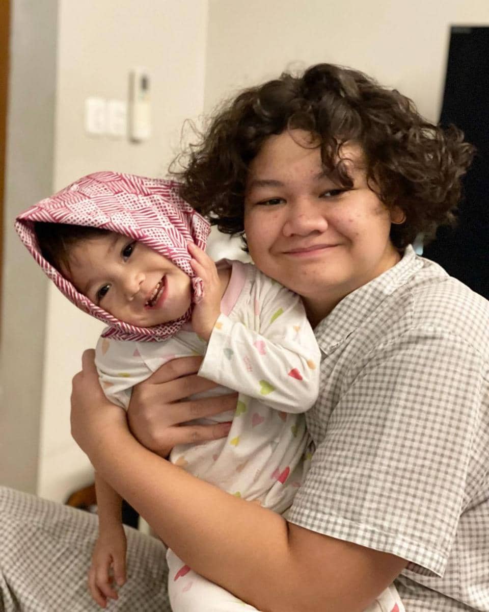 potret Raka momong Numa (instagram.com/indrabrasco)