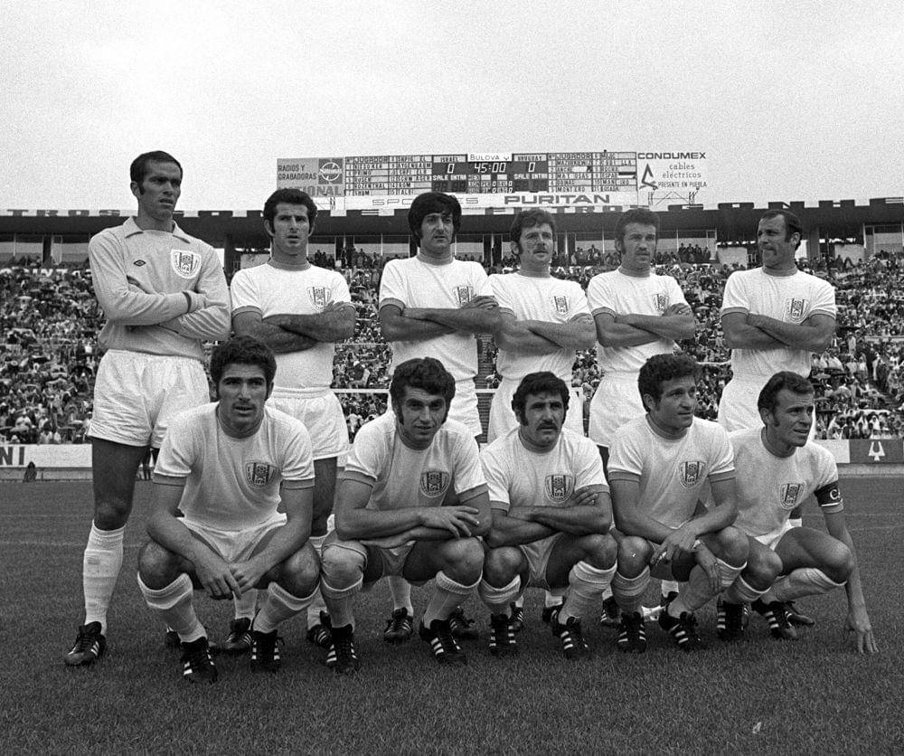 Timnas Israel pada Piala Dunia 1970 Meksiko. (twitter.com/FIFAMuseum)