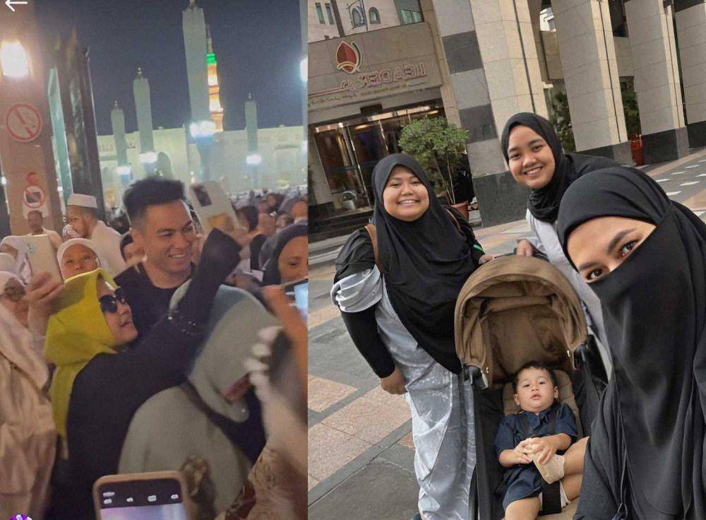 Baim Wong dan Paula umrah. (instagram.com/baimwong)