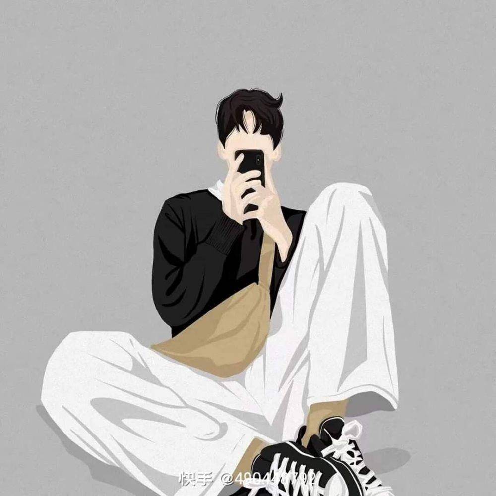 Ilustrasi kartun outfit cowok (pinterest.com)