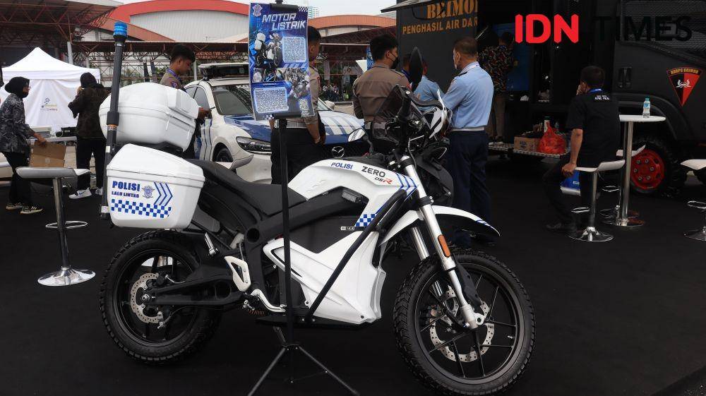 Motor Listrik Korlantas Polri (Raihan Ali/IDN TImes)