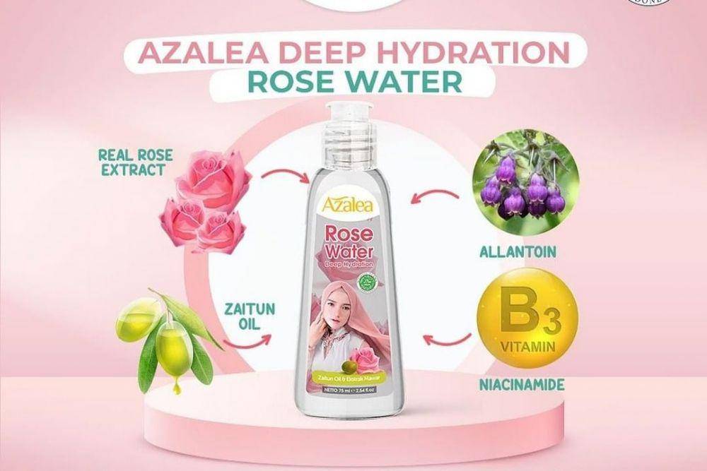 Azalea Deep Hydration Rose Water (instagram.com/azaleabeautyhijab)