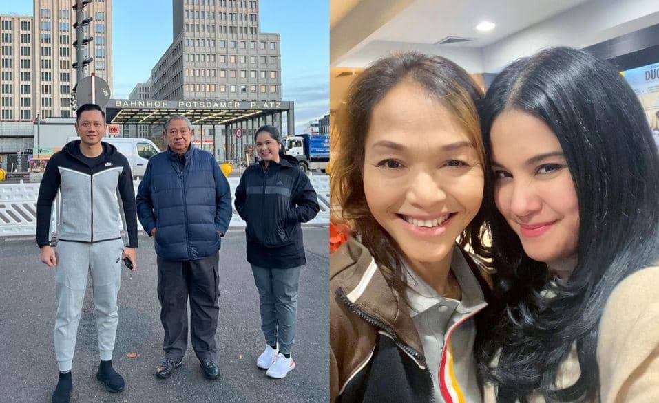 10 Potret Annisa Pohan ke Jerman, Live Instagram bareng Bunda Corla!