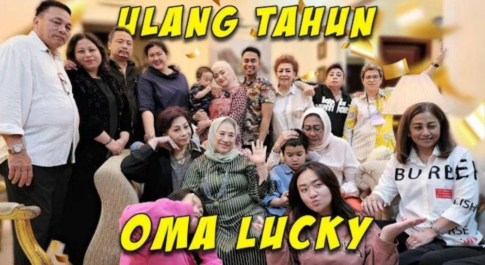 potret Adzam di ultah oma Nathalie (youtube.com/NATHALIE HOLSCHER)