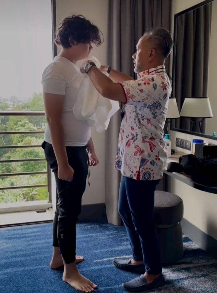 potret Raka dan Indra Brasco (instagram.com/indrabrasco)