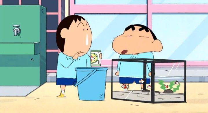karakter Bo Suzuki dan Shinchan (dok. TV Asahi/Crayon Shinchan)
