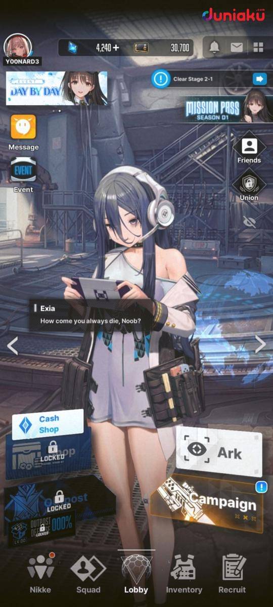 Gameplay NIKKE. duniaku.com/Adhitya Daniel