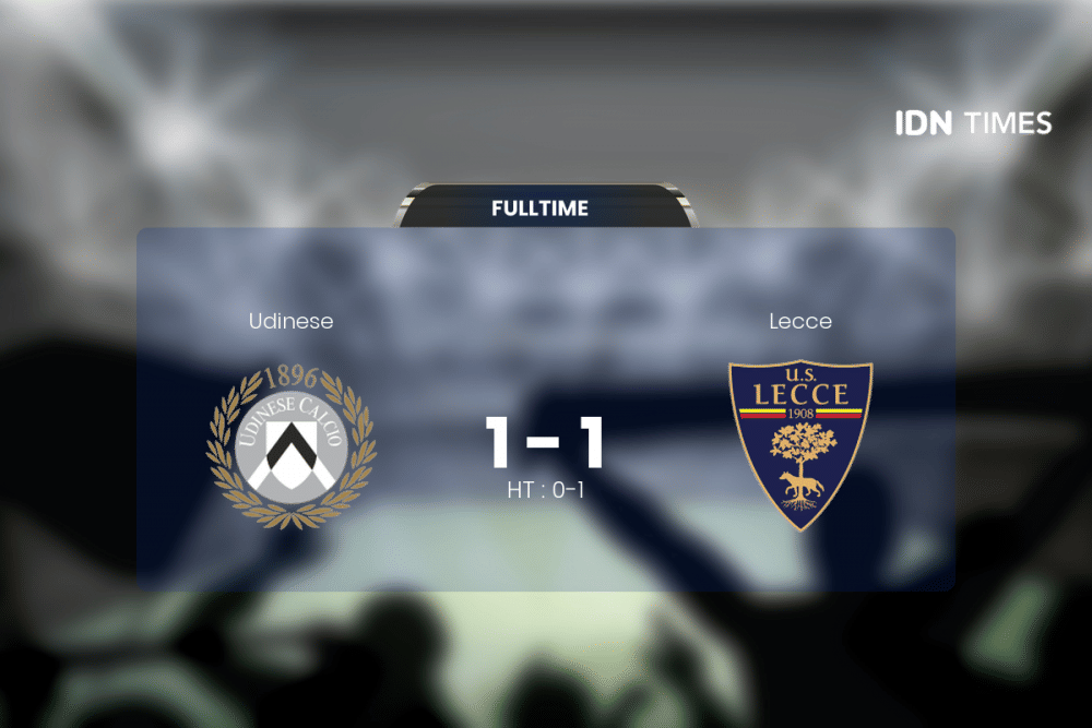 Duel Udinese Vs Lecce Berakhir Antiklimaks