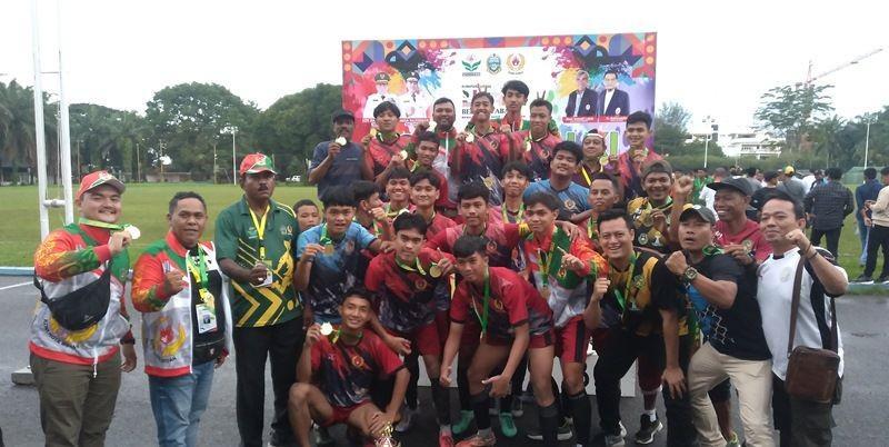 Sempurna! Medan Raih Emas Sepak Bola Porprov Sumut 2022