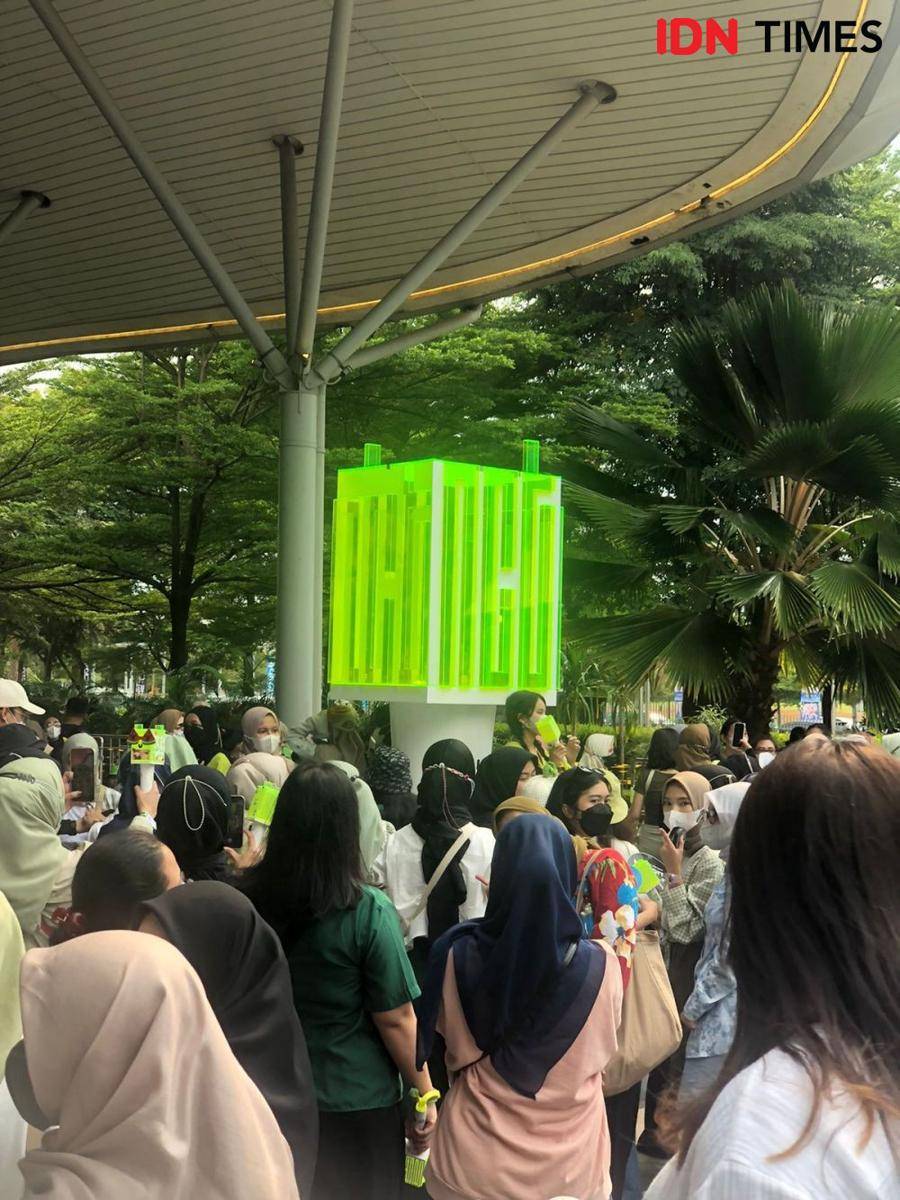 Suasana di ICE BSD lokasi konser NCT 127. (IDN Times/Elizabeth Chiquita)