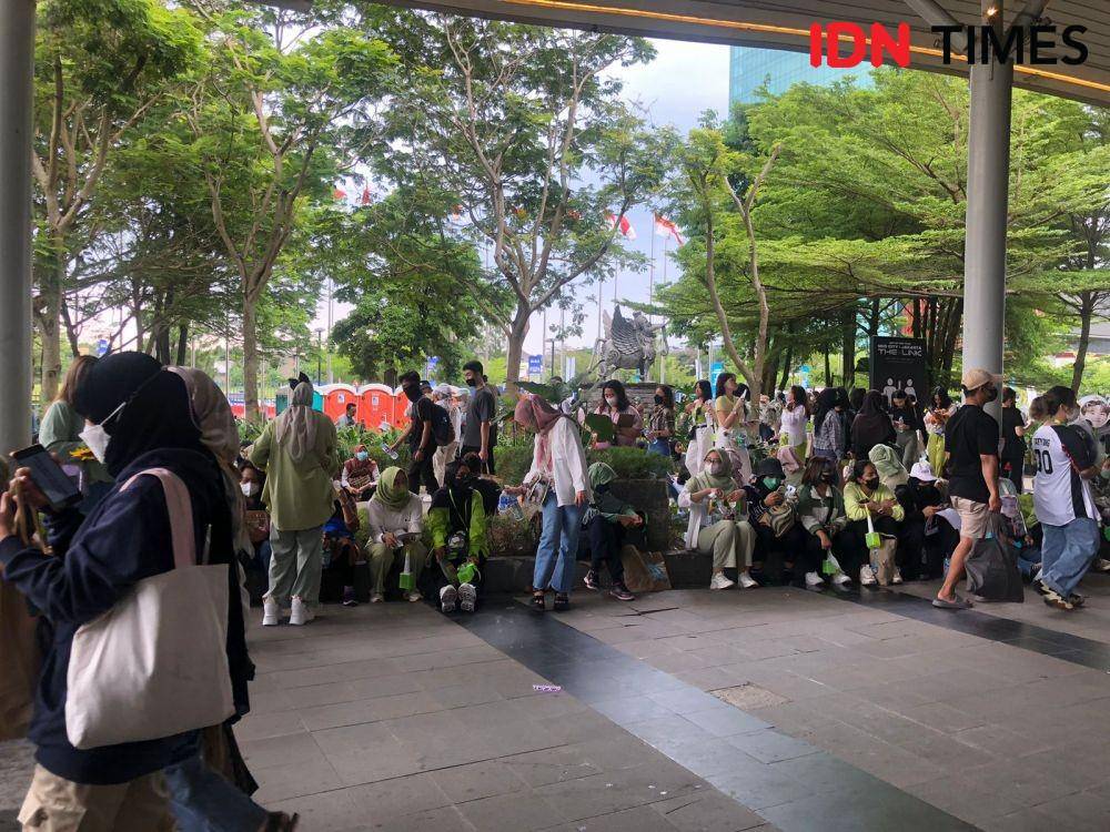 Suasana di ICE BSD lokasi konser NCT 127. (IDN Times/Elizabeth Chiquita)
