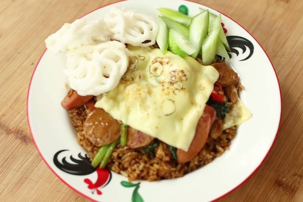 ilustrasi nasi goreng gila keju (youtube.com/Devina Hermawan)