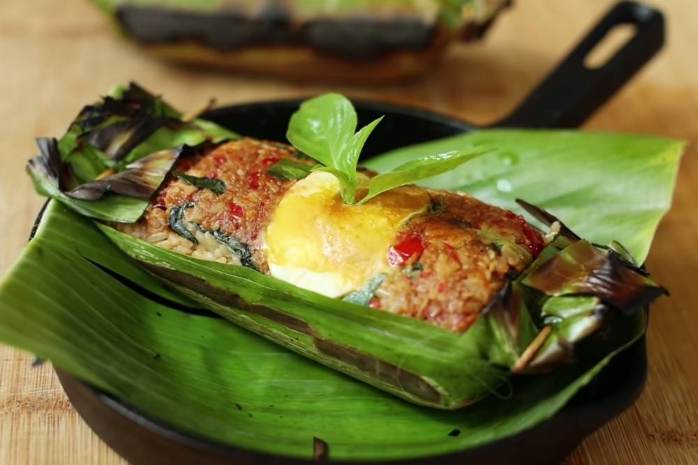 ilustrasi nasi bakar tempe (youtube.com/Devina Hermawan)