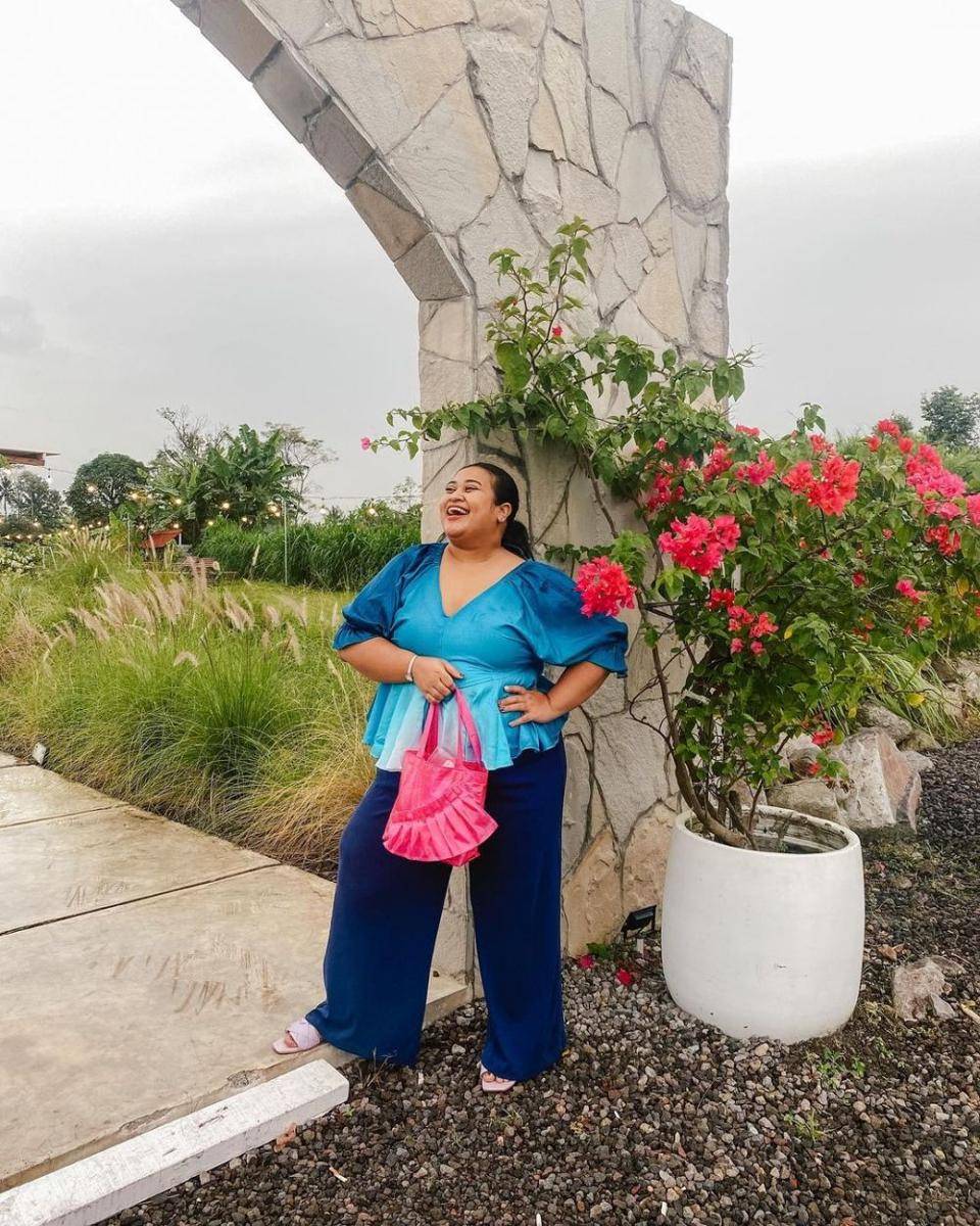 OOTD long pants plus size ala Ucita Pohan (instagram.com/uchiet)