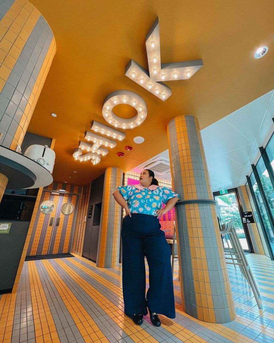 OOTD long pants plus size ala Ucita Pohan (instagram.com/uchiet)