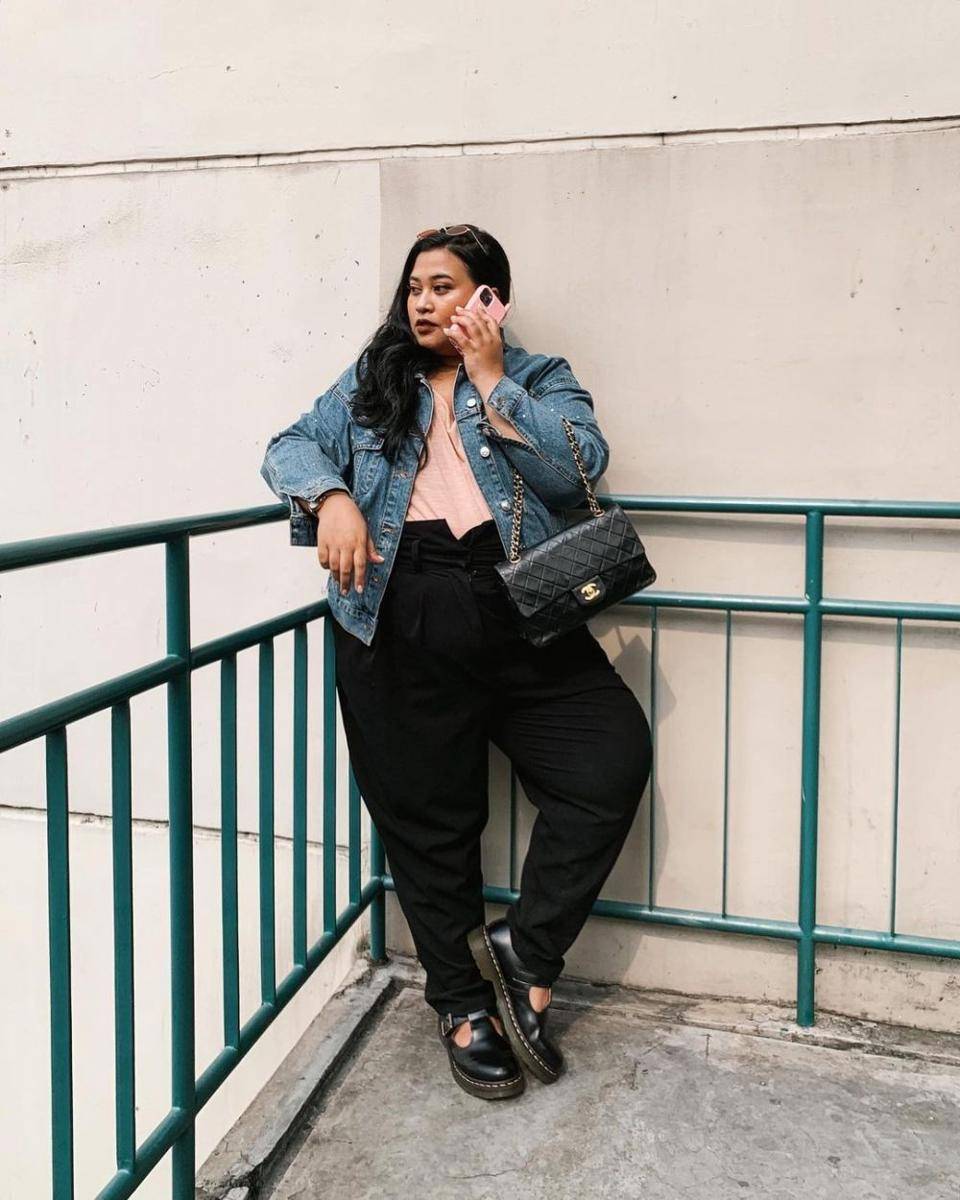 OOTD long pants plus size ala Ucita Pohan (instagram.com/uchiet)