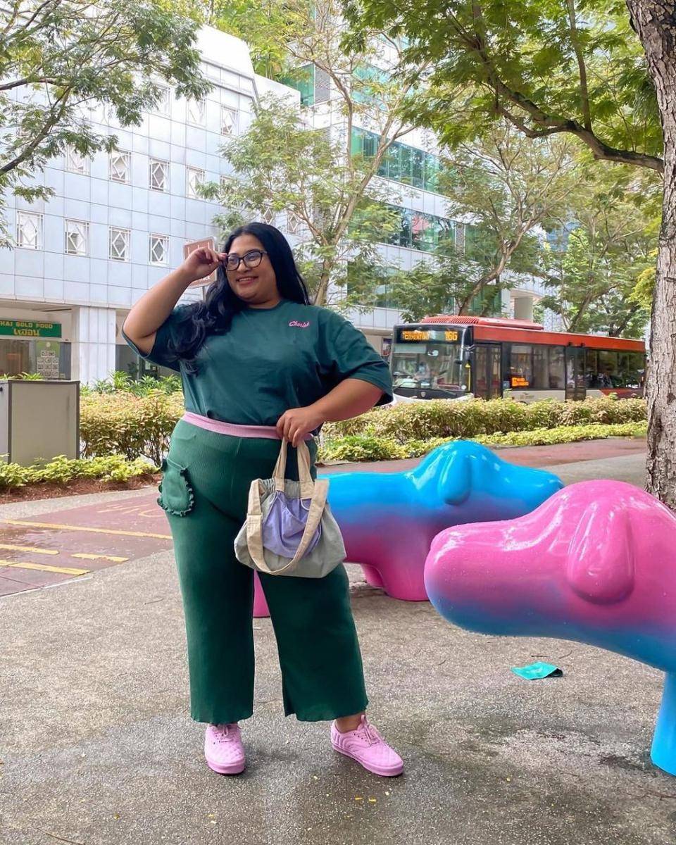 OOTD long pants plus size ala Ucita Pohan (instagram.com/uchiet)