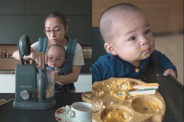 Nikita Willy masak MPASI (YouTube.com/Nikita Willy Official)