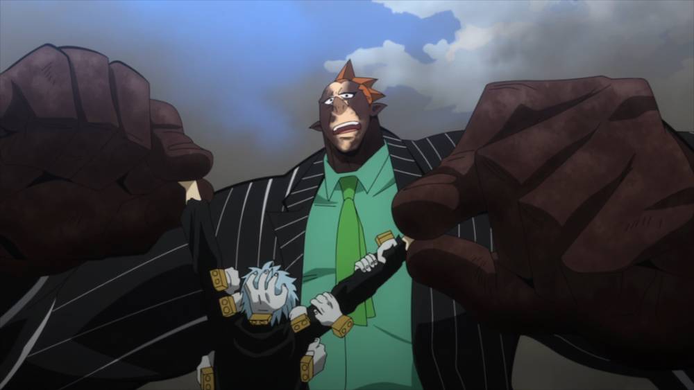 Re-Destro menggunakan Stress. (dok. Bones/My Hero Academia)