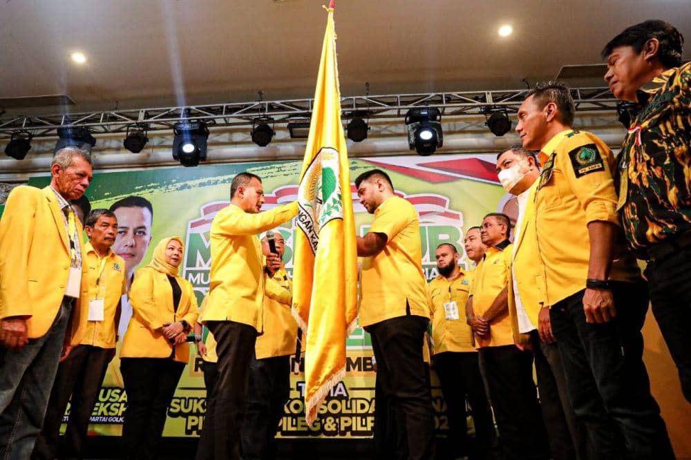 Musdalub, Rahmaddian Shah Resmi Jadi Ketua Golkar Medan