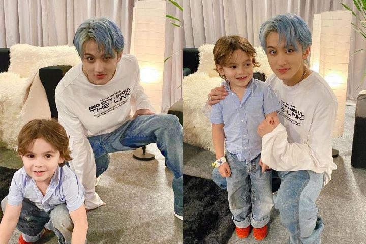 10 Potret Pertemuan Mali dan Mark Lee NCT 127, Gemas!
