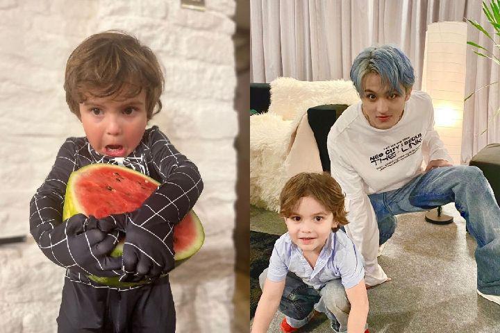 10 Potret Gemas Mali, Fanboy Cilik Mark Lee yang Curi Perhatian NCTZen