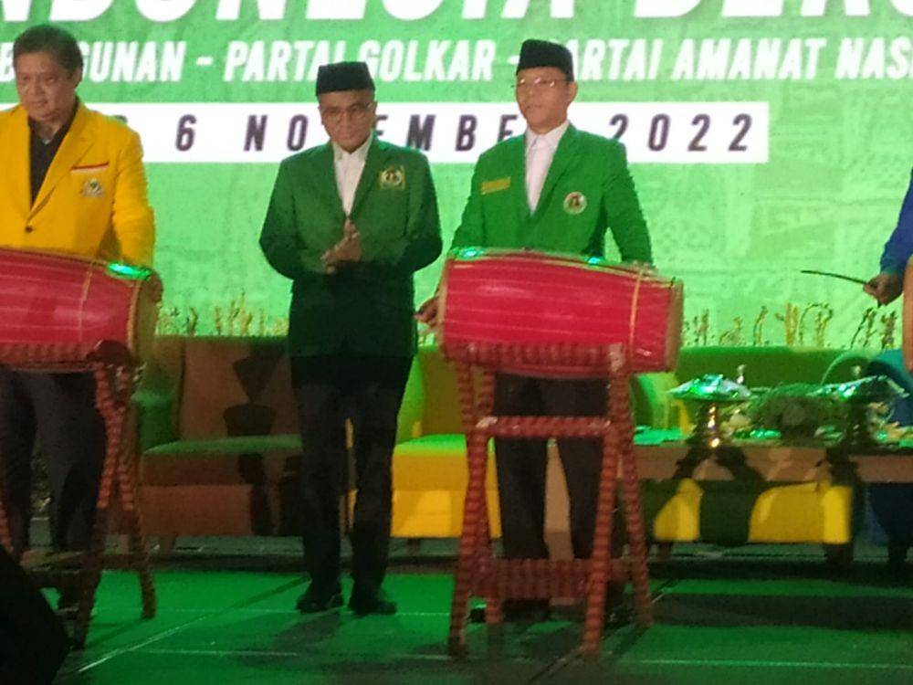 Pertemuan Koalisi Indonesia Bersatu (KIB) di Makassar, Sulawesi Selatan, Minggu (6/11/2022)/Istimewa