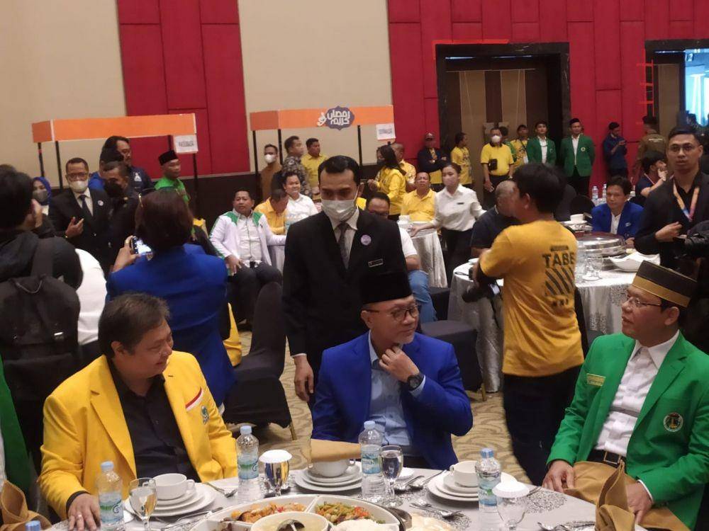 Pertemuan Koalisi Indonesia Bersatu (KIB) di Makassar, Sulawesi Selatan, Minggu (6/11/2022)/Istimewa