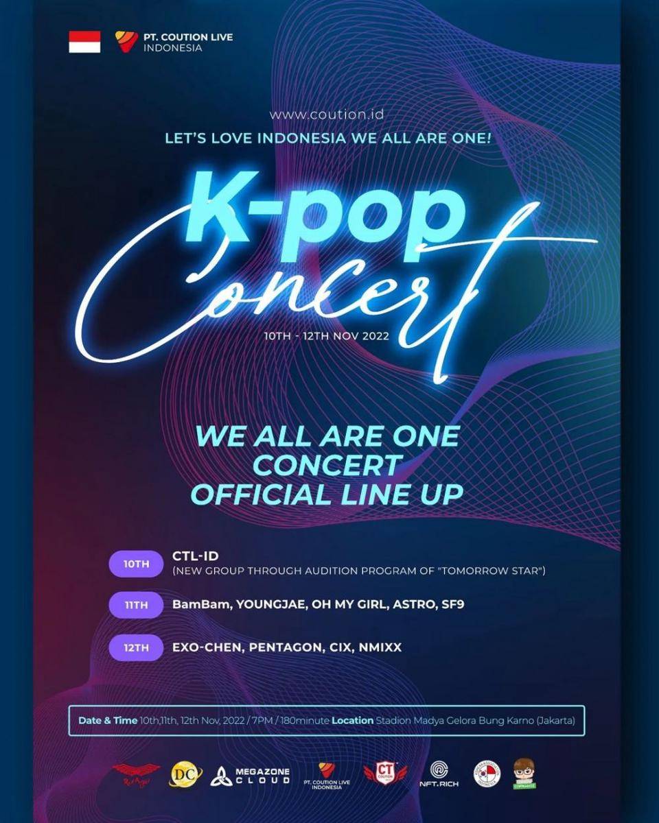 poster konser We All Are One (instagram.com/weallareone_official)