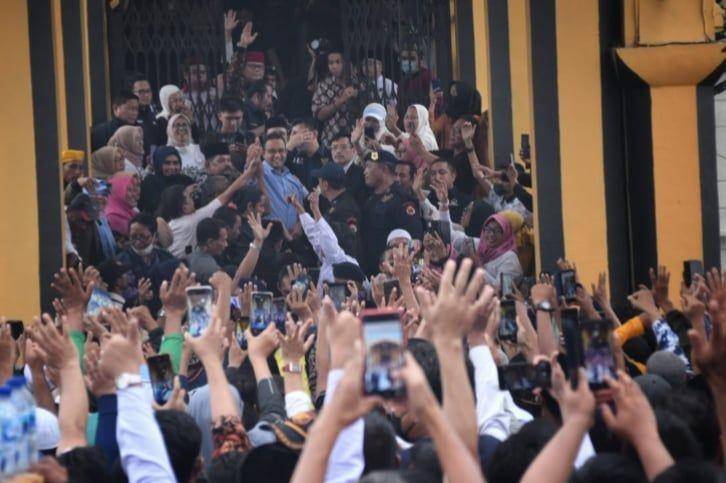 Anies Baswedan mengunjungi Medan, Sumatra Utara. (Dok/Instagram @aniesbaswedan).