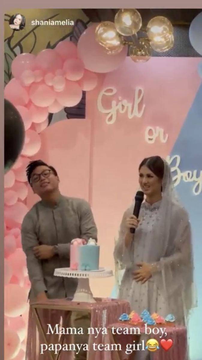 10 Momen Syukuran dan Gender Reveal Kehamilan Atries Angel (instagram.com/shaniamelia)