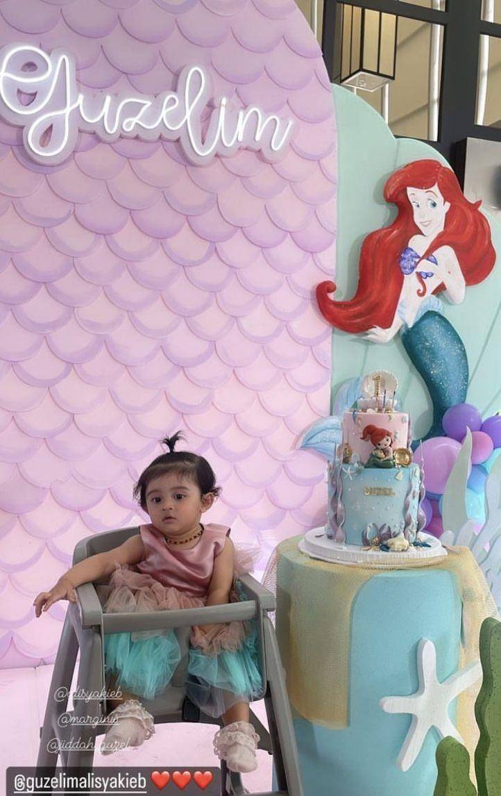 ultah Guzelim, anak Ali Syakieb dan Margin Wieheerm (instagram.com/marginw)