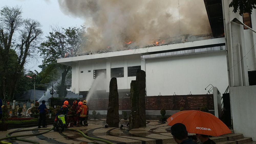 Kebakaran Gedung Bappelitbang Bandung, Polisi Sudah Periksa 6 Saksi