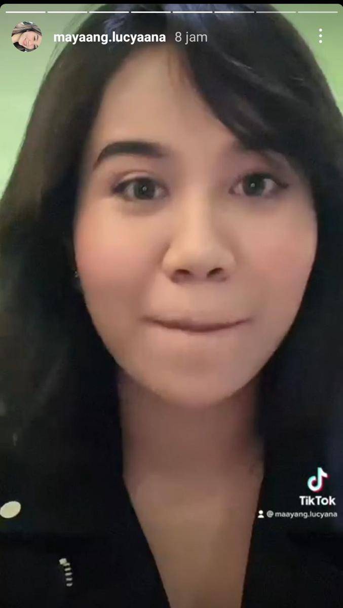 potret Mayang potong rambut (instagram.com/mayaaang.lucyaana)
