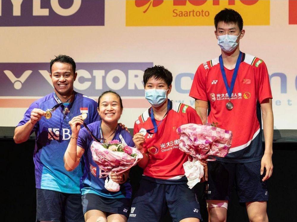 Gara-gara Nekat, Rehan/Lisa Bisa Juara Hylo Open 2022