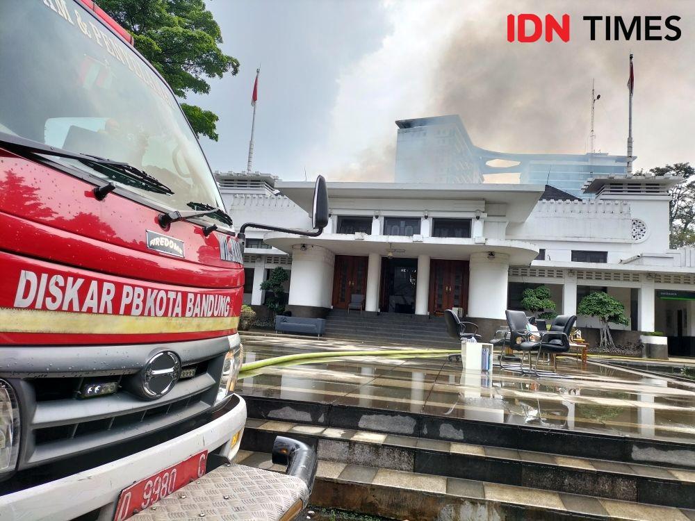 Kebakaran di Balaikota Bandung, Yana Mulyana Pastikan Tak Ganggu Pelayanan Publik