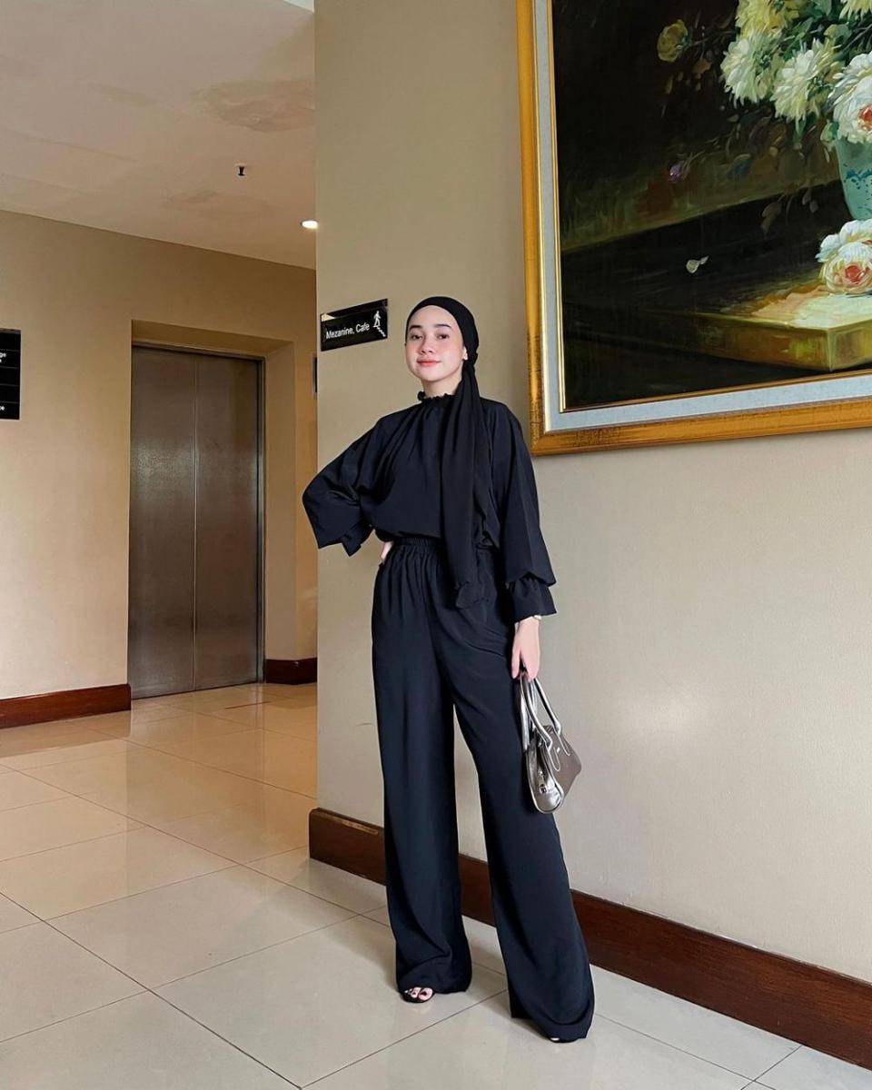 tips agar terlihat jenjang saat memakai celana kulot untuk OOTD (instagram.com/aishaibrahimmm)