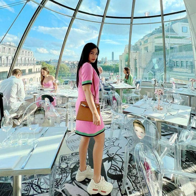 OOTD Mini Dress Ala Titi Kamal (instagram.com/titi_kamall)