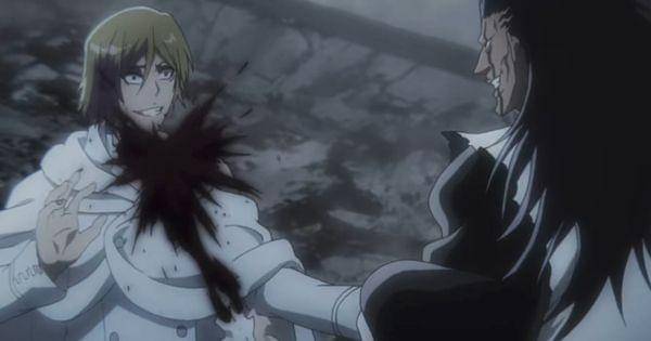 Zaraki membunuh Berenice Gabrielli ( Dok. Pierrot / Bleach )